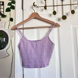 pacsun lavender crop top